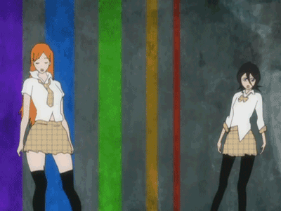 Kuchiki Rukia Gallery~Anime Orihime-rukia-dance